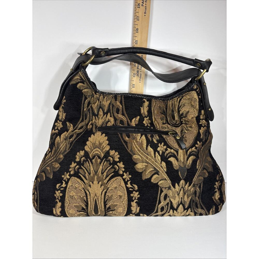 Bueno Collection thick, luxurious tapestry shoulder bag - Large! 20" x 14" - Picture 2 of 8